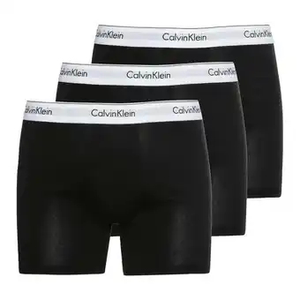 Etos Calvin Klein Boxershorts Mannen 3-pack Zwart Maat S aanbieding