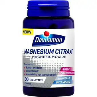 Etos Davitamon Magnesium Citraat Tabletten aanbieding