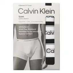 Etos Calvin Klein Boxershorts Mannen 3-pack Zwart Maat M aanbieding