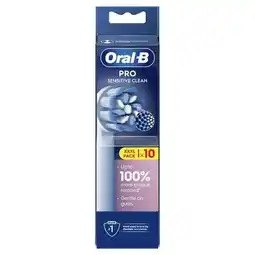 Etos Oral-B Sensitive Clean Opzetborstels Wit - 10 Stuks aanbieding
