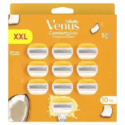 Etos Gillette Venus ComfortGlide Coconut Navulmesjes 10 Stuks aanbieding