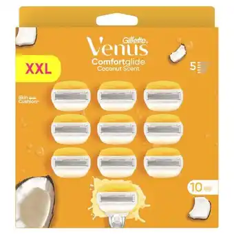 Etos Gillette Venus ComfortGlide Coconut Navulmesjes 10 Stuks aanbieding