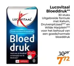 Trekpleister Lucovitaal Bloeddruk aanbieding