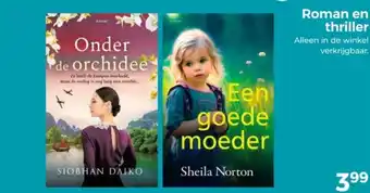 Trekpleister Roman en thriller aanbieding