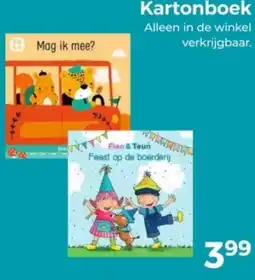 Trekpleister Kartonboek aanbieding