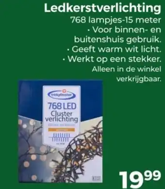 Trekpleister Ledkerstverlichting aanbieding