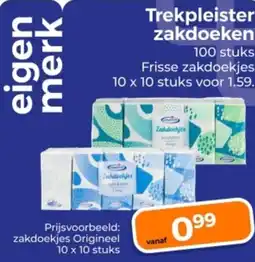 Trekpleister Trekpleister zakdoeken aanbieding