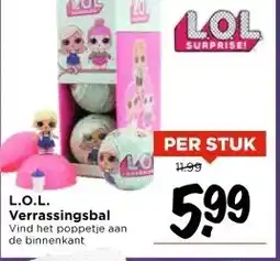 Vomar Voordeelmarkt L.O.L. Verrassingsbal aanbieding