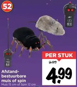 Vomar Voordeelmarkt Afstand- bestuurbare muis of spin Muis aanbieding