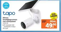Albert Heijn Tapo Slimme beveiligingscamera met zonnepaneel aanbieding
