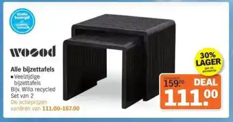 Albert Heijn Alle bijzettafels aanbieding