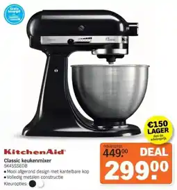 Albert Heijn KitchenAid Classic keukenmixer aanbieding