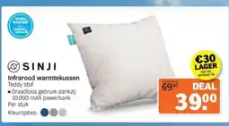 Albert Heijn SINJI Infrarood warmtekussen aanbieding