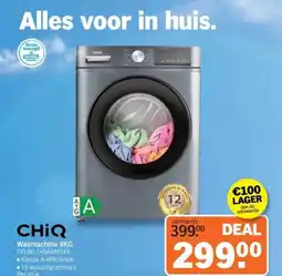 Albert Heijn CHIQ Wasmachine aanbieding