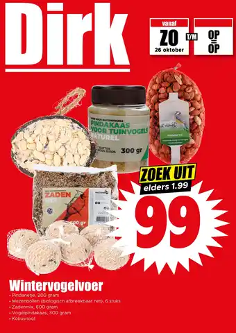 Dirk Wintervogelvoer aanbieding