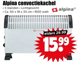 Dirk Alpina convectiekachel aanbieding