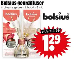 Dirk Bolsius geurdiffuser aanbieding