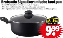 Dirk Brabantia Signal keramische kookpan aanbieding
