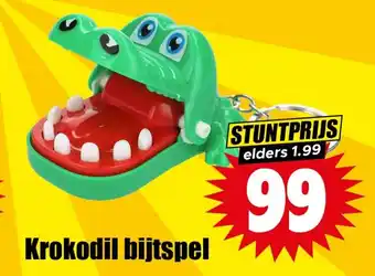Dirk Krokodil bijtspel aanbieding
