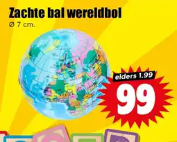 Dirk Zachte bal wereldbol aanbieding