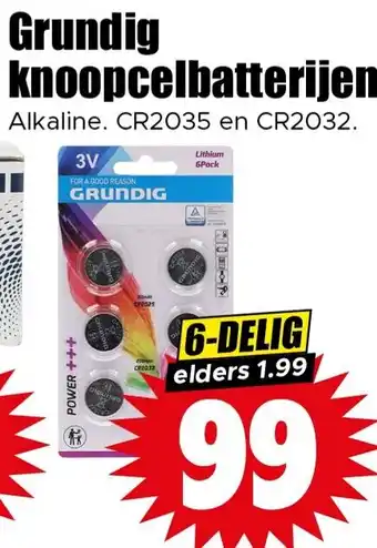 Dirk Grundig knoopcelbatterijen aanbieding