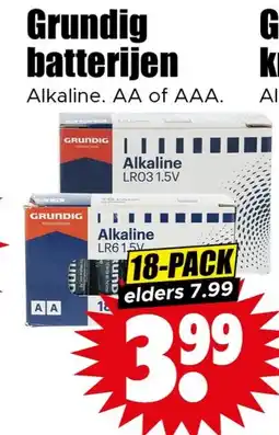 Dirk Grundig batterijen aanbieding