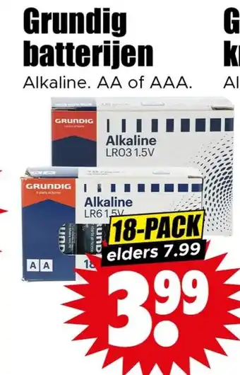 Dirk Grundig batterijen aanbieding