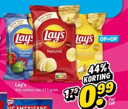 Hoogvliet Lay's aanbieding