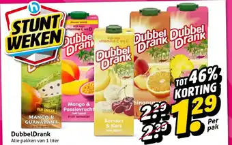 Hoogvliet Dubbel Drank Dubbel aanbieding