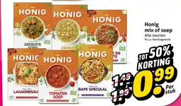Hoogvliet Honig mix of soep aanbieding