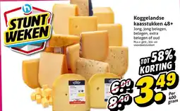 Hoogvliet Koggelandse kaasstukken 48+ aanbieding