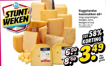 Hoogvliet Koggelandse kaasstukken 48+ aanbieding