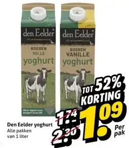 Hoogvliet Den Eelder yoghurt aanbieding