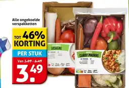Hoogvliet Alle ongekoelde verspakketten aanbieding