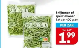 Hoogvliet Snijbonen of sperziebonen aanbieding
