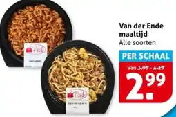 Hoogvliet Van der Ende maaltijd aanbieding