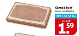Hoogvliet Corned beef aanbieding