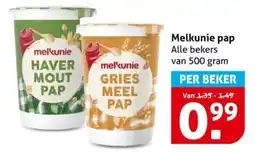Hoogvliet Melkunie pap aanbieding