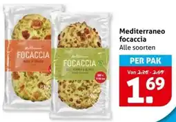 Hoogvliet Mediterraneo focaccia aanbieding