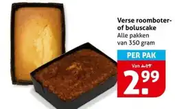 Hoogvliet Verse roomboter of boluscake aanbieding