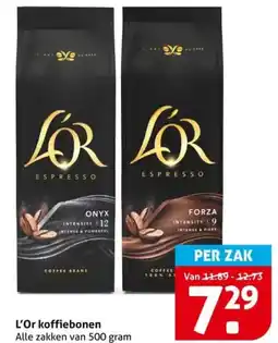 Hoogvliet L'Or koffiebonen aanbieding