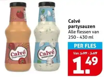 Hoogvliet Calvé partysauzen aanbieding