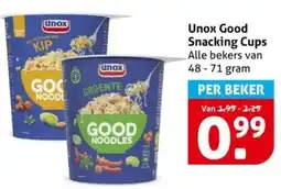 Hoogvliet Unox Good Snacking Cups aanbieding