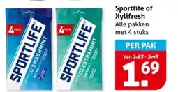 Hoogvliet Sportlife of Xylifresh aanbieding