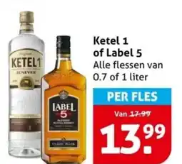 Hoogvliet Ketel 1 of Label 5 aanbieding