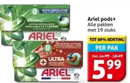 Hoogvliet Ariel pods+ aanbieding