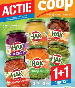 Coop HAK conserven aanbieding
