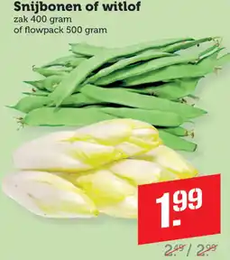Coop Snijbonen of witlof aanbieding