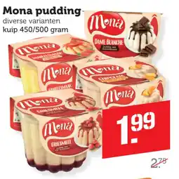 Coop Mona pudding aanbieding