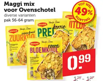 Coop Maggi mix voor Ovenschotel aanbieding